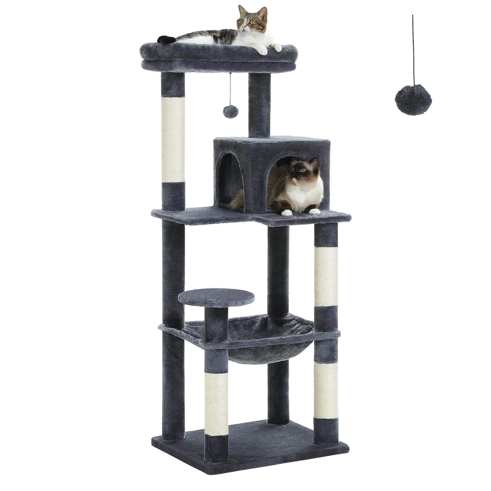 Multi-Level Cat Tree with Condo and Scratching Posts