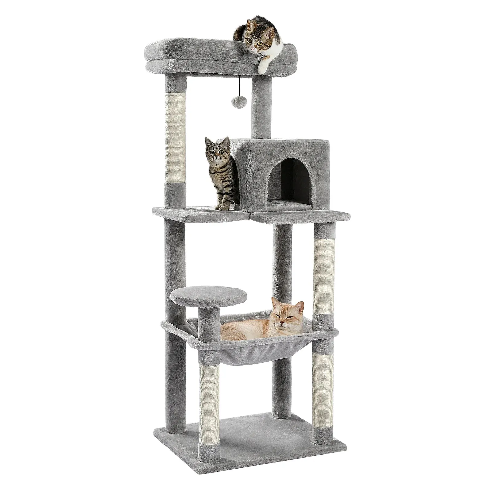 Multi-Level Cat Tree with Condo and Scratching Posts