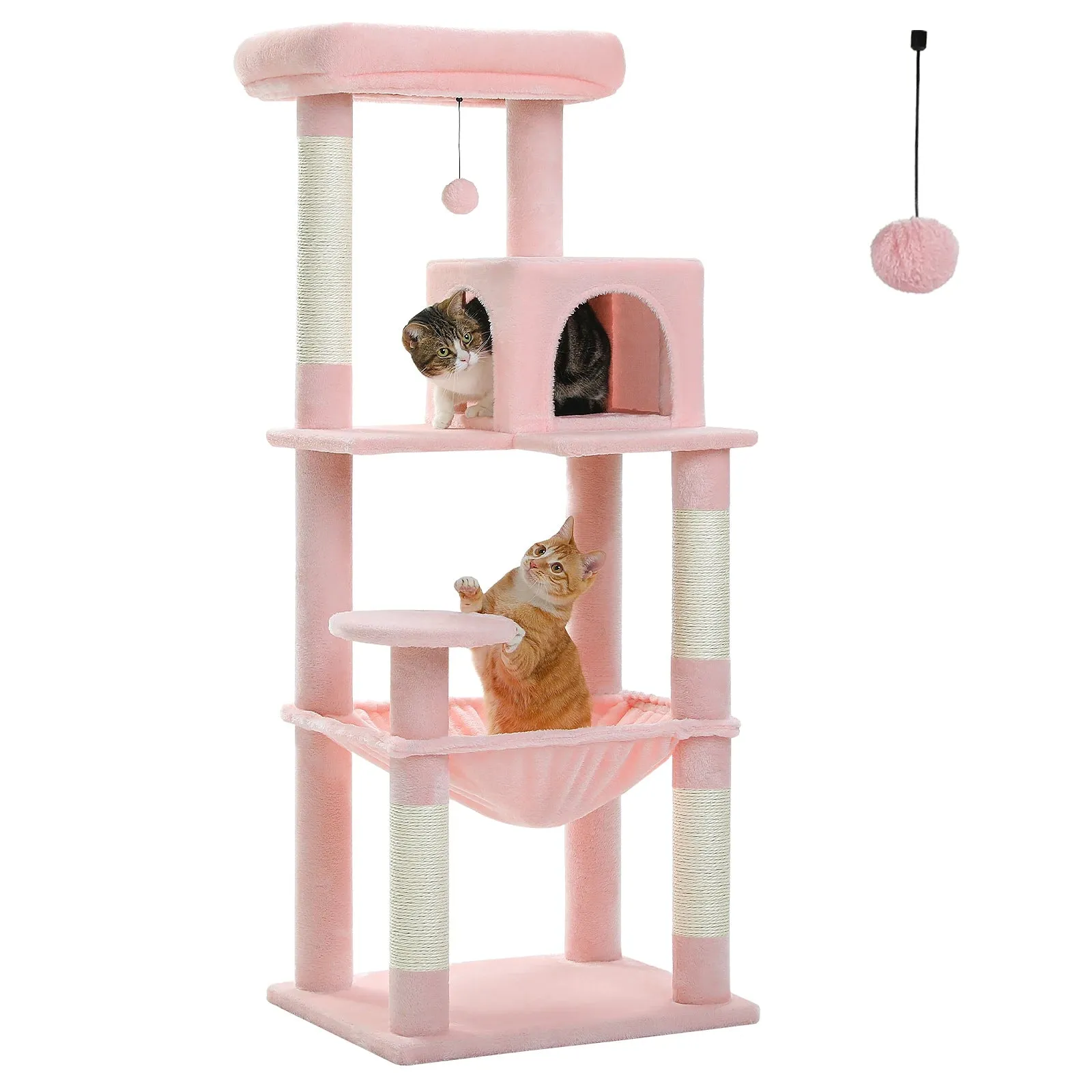 Multi-Level Cat Tree with Condo and Scratching Posts