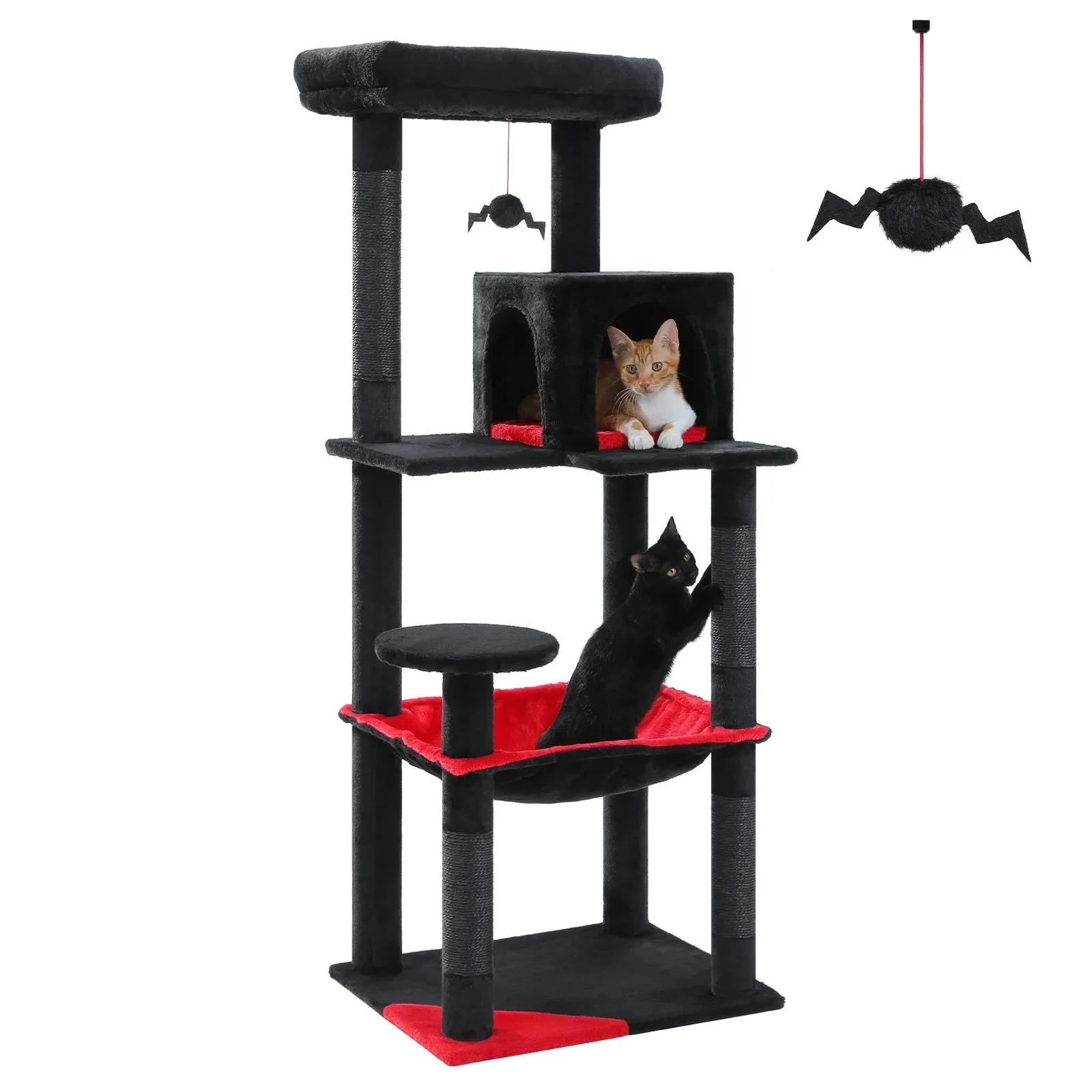 Multi-Level Cat Tree with Condo and Scratching Posts