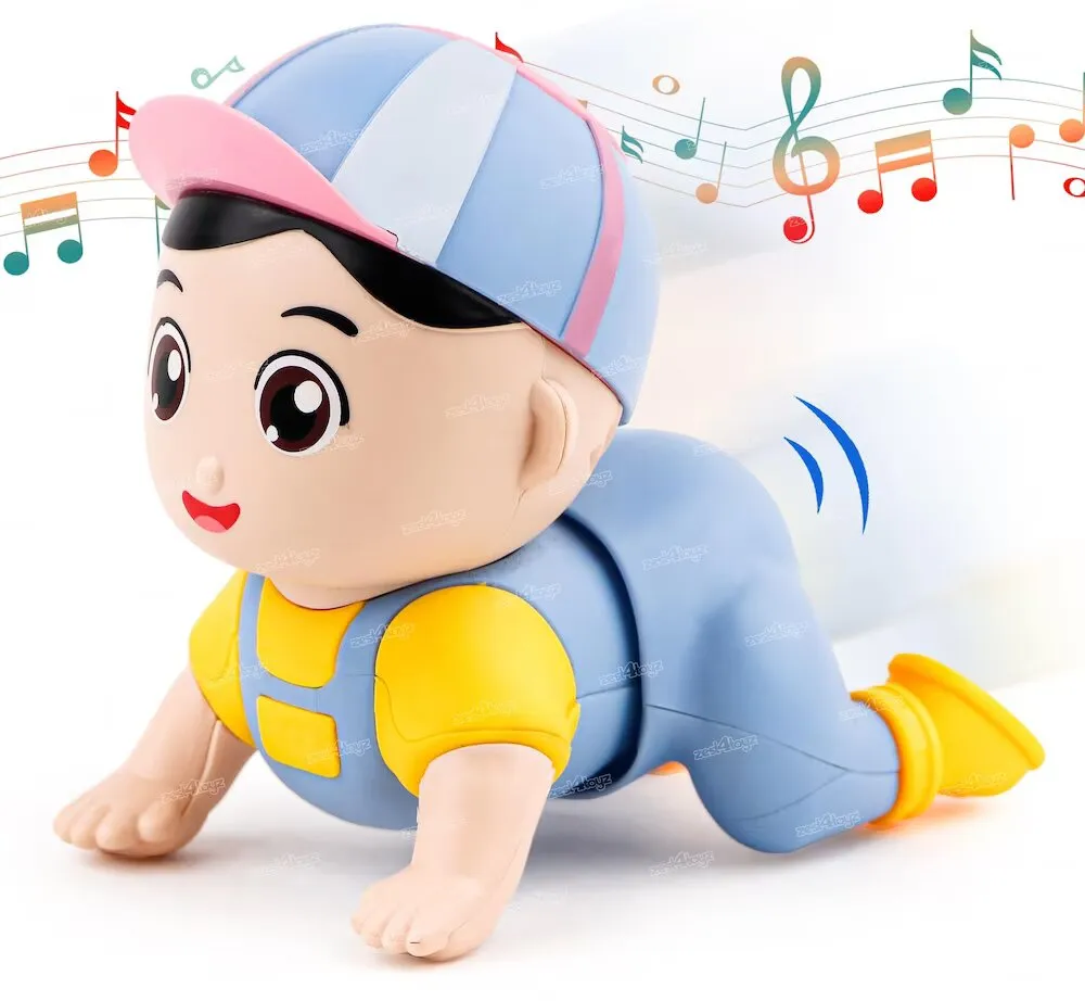 Musical Baby Crawling Toy With 3D Lights