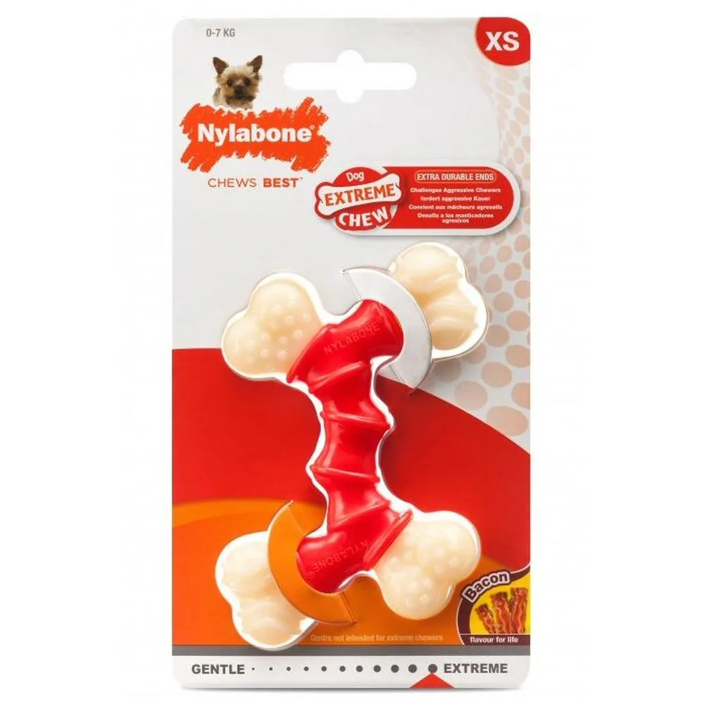 Nylabone X-Small Bacon Extreme Double Bone