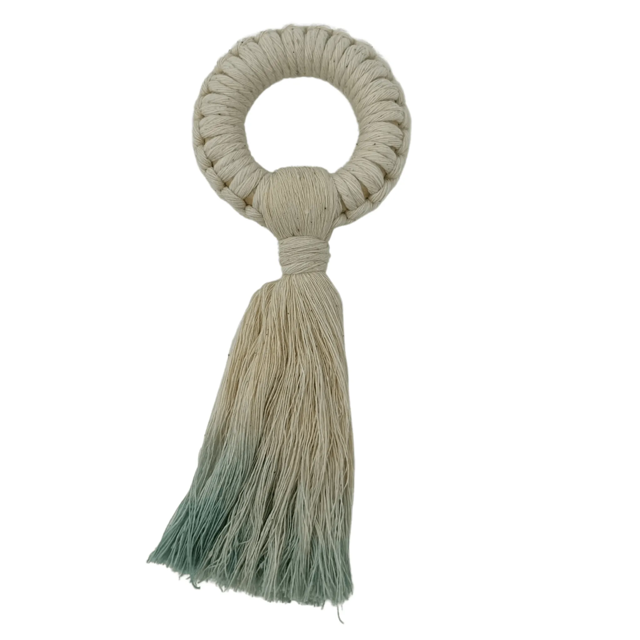 Ombre Fringe Napkin Ring Set