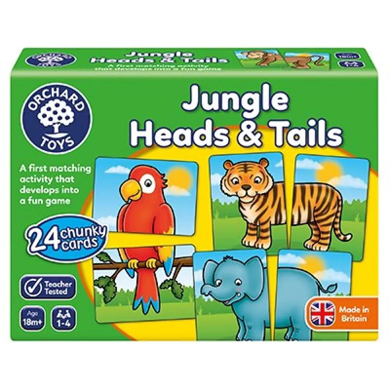 Orchard Toys Game - Jungle Heads & Tails Game