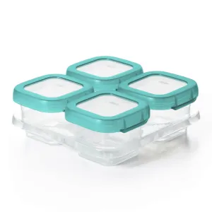 OXO Tot 4-Pack Baby Food Storage Blocks - Teal (4oz)