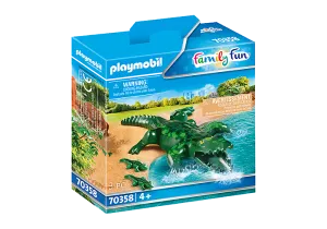 Playmobil Family Fun Alligator with Babies