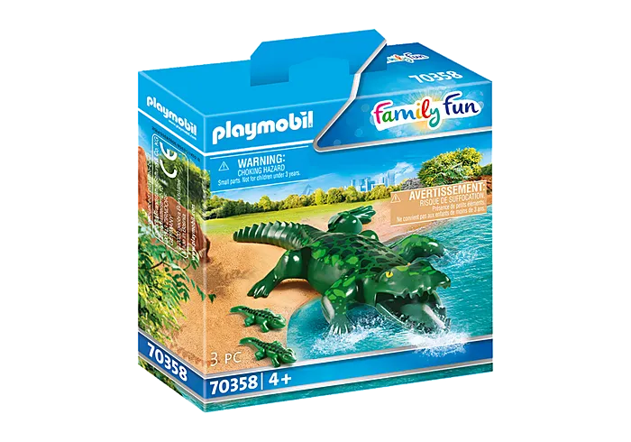 Playmobil Family Fun Alligator with Babies