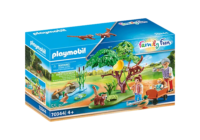 Playmobil Family Fun Red Panda Habitat