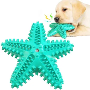 QUMY Dog Chew Toy Starfish Squeaky