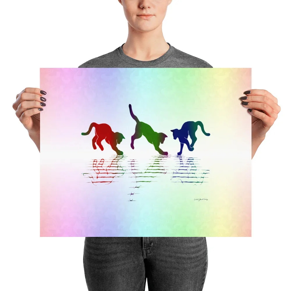 RAINBOW REFLECTIONS Poster