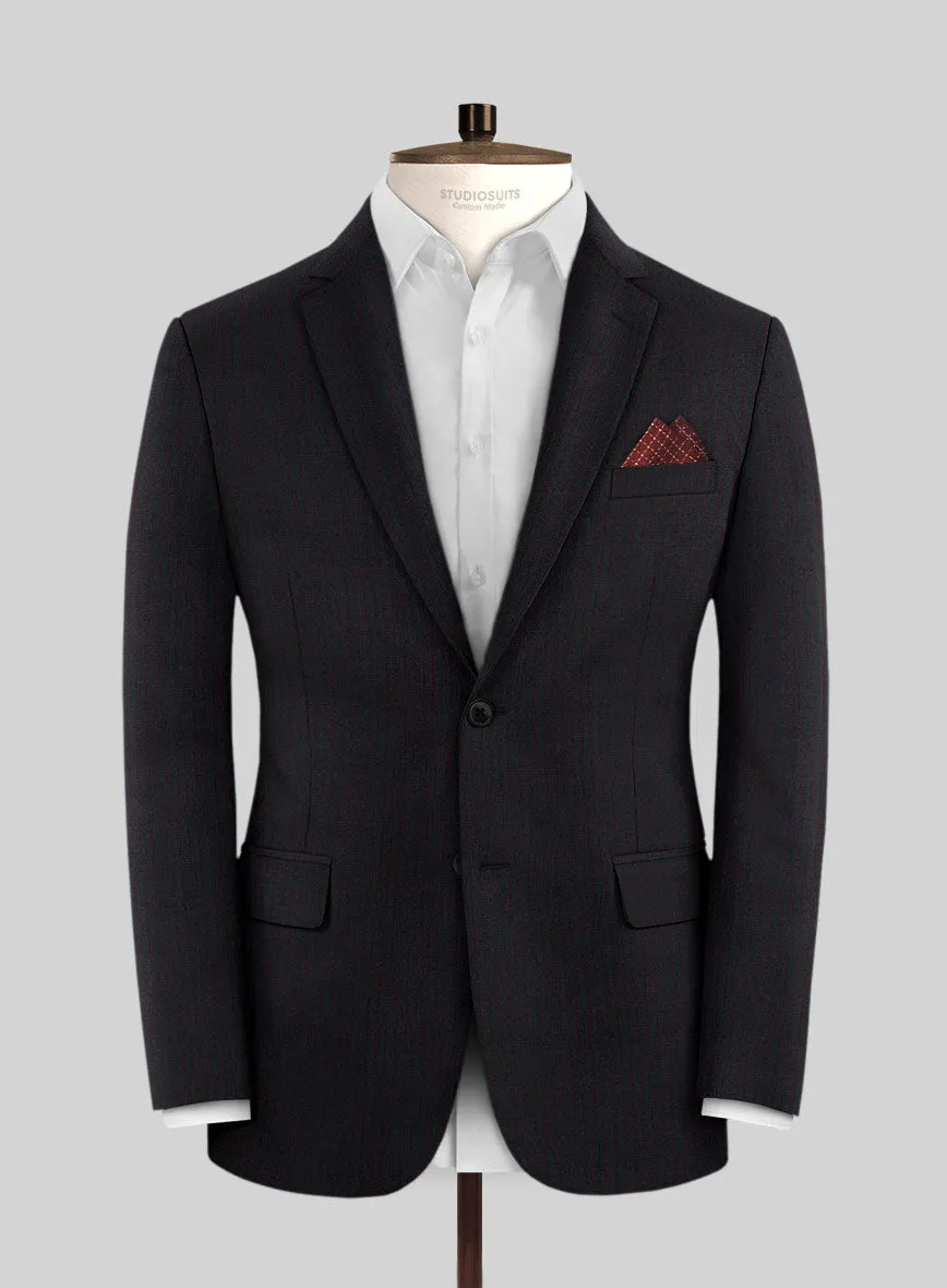 Scabal Cosmopolitan Stripe Pando Blue Wool Suit