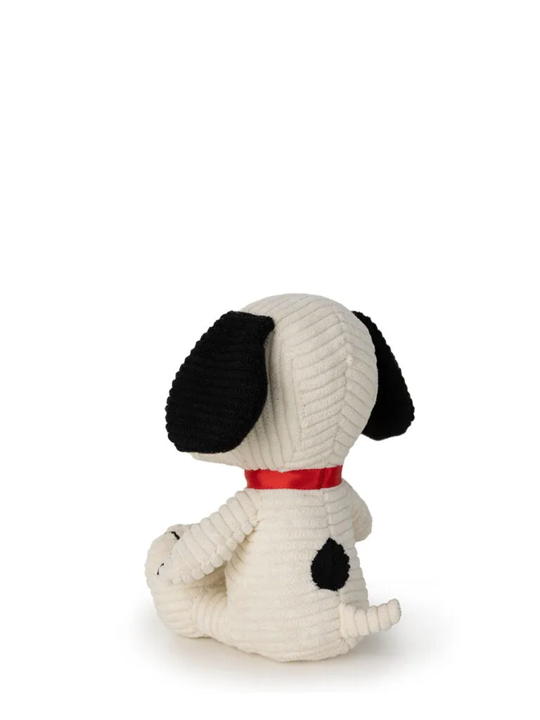 Snoopy Sitting Corduroy Cream