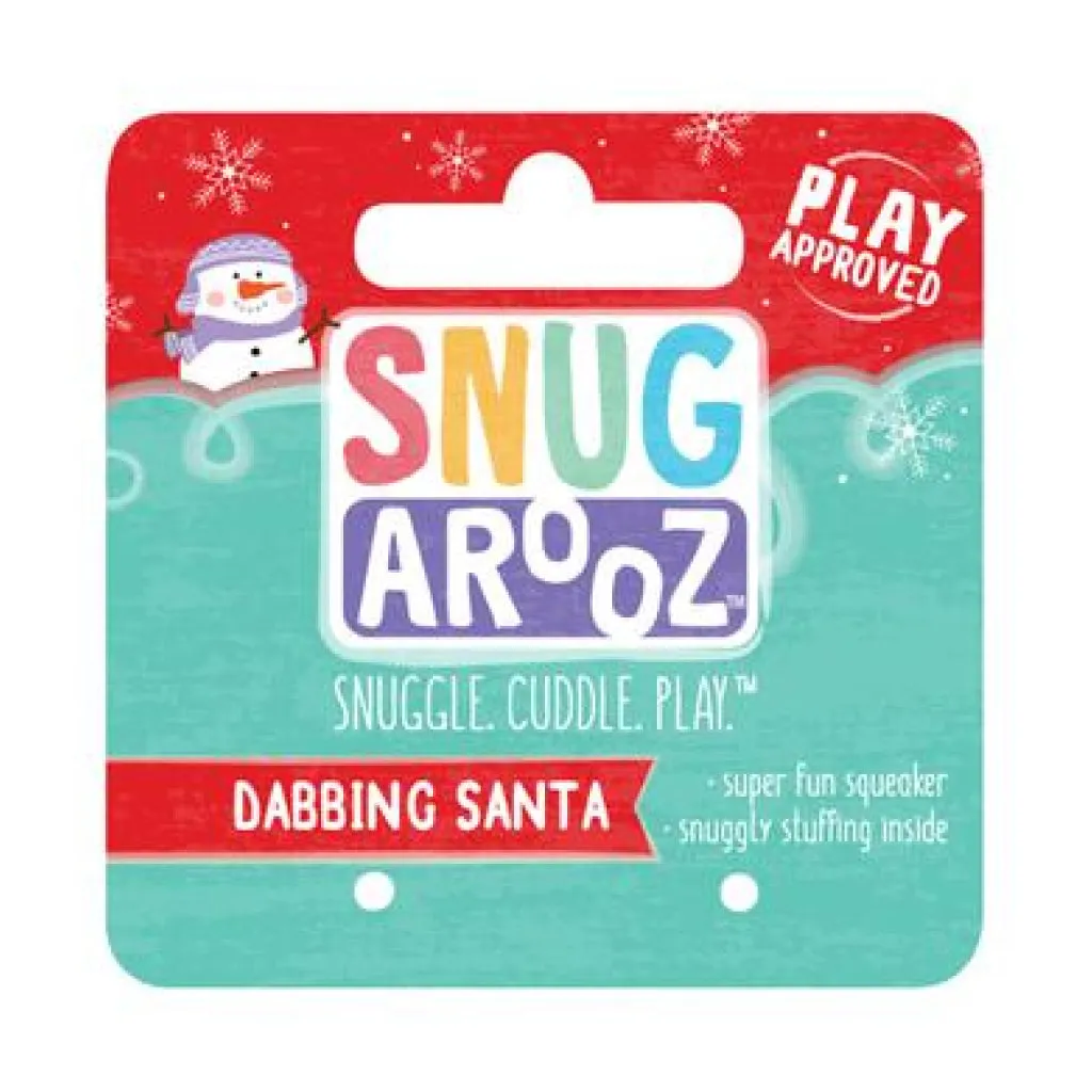 Snugarooz Dabbing Santa Plush Dog Toy (10")