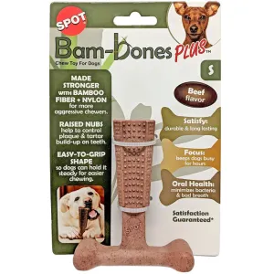 Spot Bam-Bones Plus Beef Flavor Dog Chew Toy