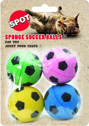 Spot Fun Sponge Soccer Balls Cat Toy