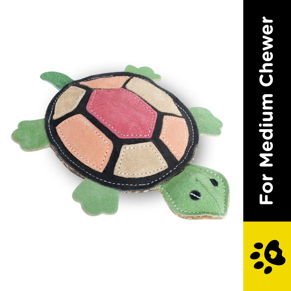 TopDog Premium Turtle Toy for Dogs and Cats (Multicolour)