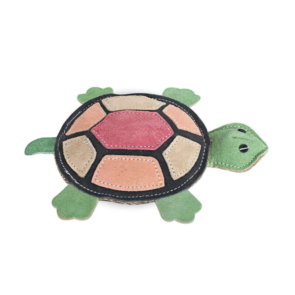 TopDog Premium Turtle Toy for Dogs and Cats (Multicolour)