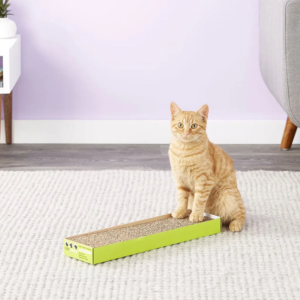 Van Ness Cat Scratcher Pad Toy with Catnip, Single