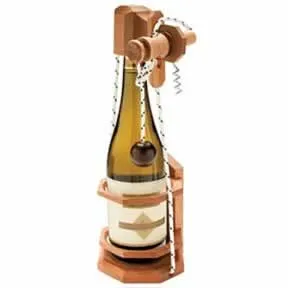 Wine Stopper Lock Puzzle -  Party Puzzle- cant drink it until you crack the lock-party fun