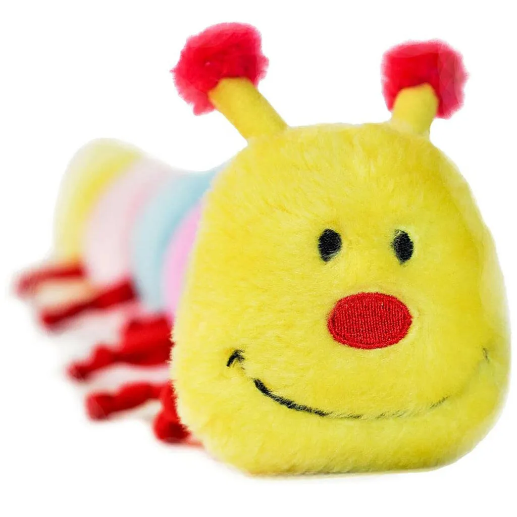 Zippy Paws Caterpillar Rainbow Squeaky Toy for Dogs